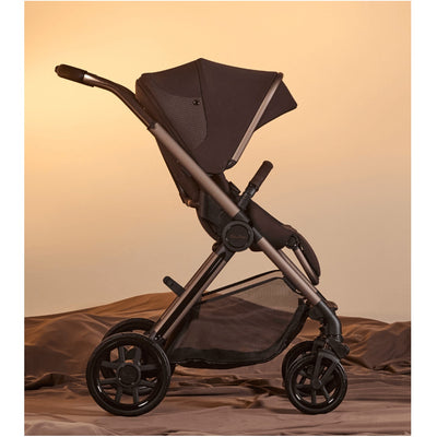Carrinho De Bebê + Moisés Silver Cross Reef 2 Ganache - BR - Elegante e sustentável