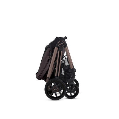Carrinho De Bebê + Moisés Silver Cross Reef 2 Ganache - BR - Dobrável autoportante