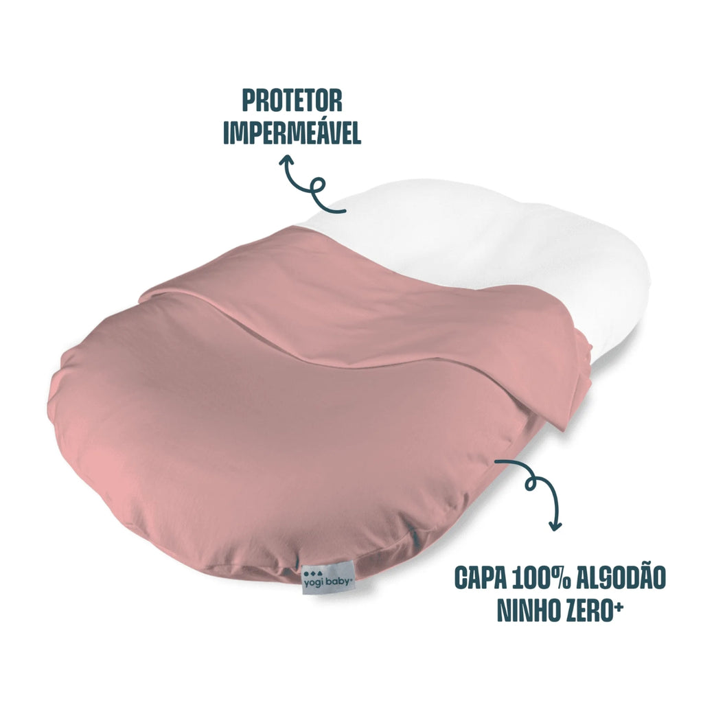 Protetor Impermeável Para Ninho Redutor Zero + Yogi Baby Branco - Maior Durabilidade do Ninho