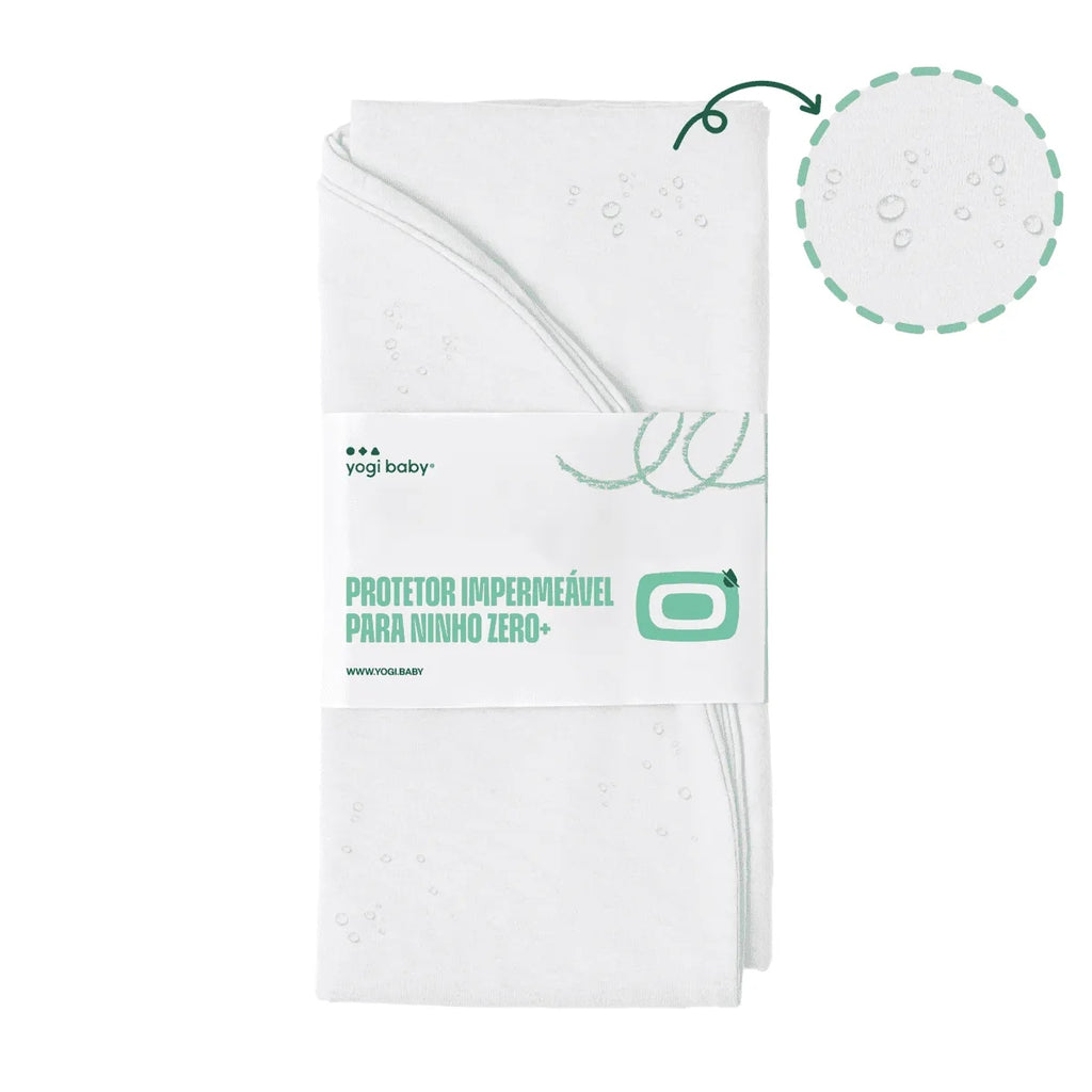 Protetor Impermeável Para Ninho Redutor Zero + Yogi Baby Branco - Maior Durabilidade do Ninho